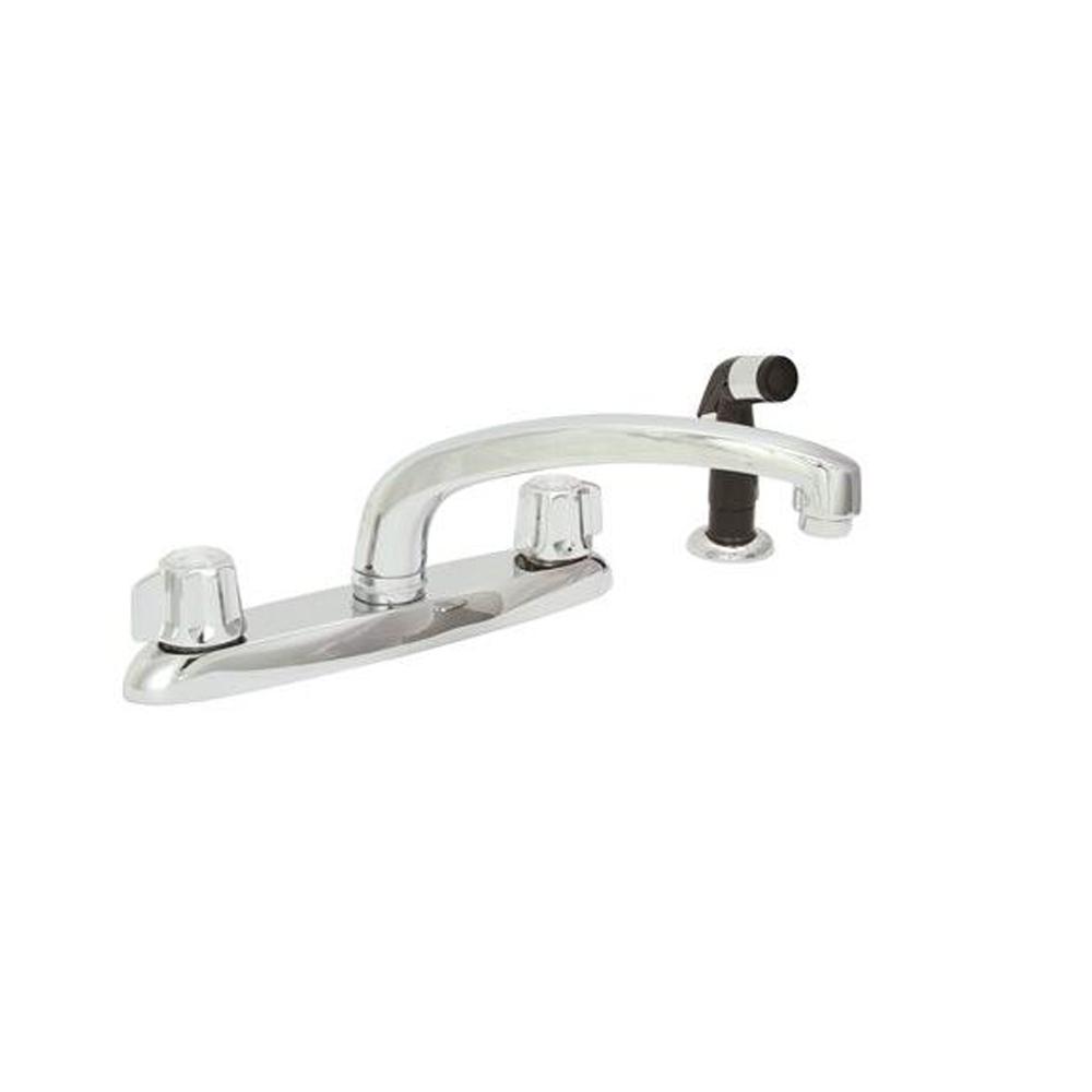 Gerber Classics 2 Handle Kitchen Faucet In Chrome G0742116 The