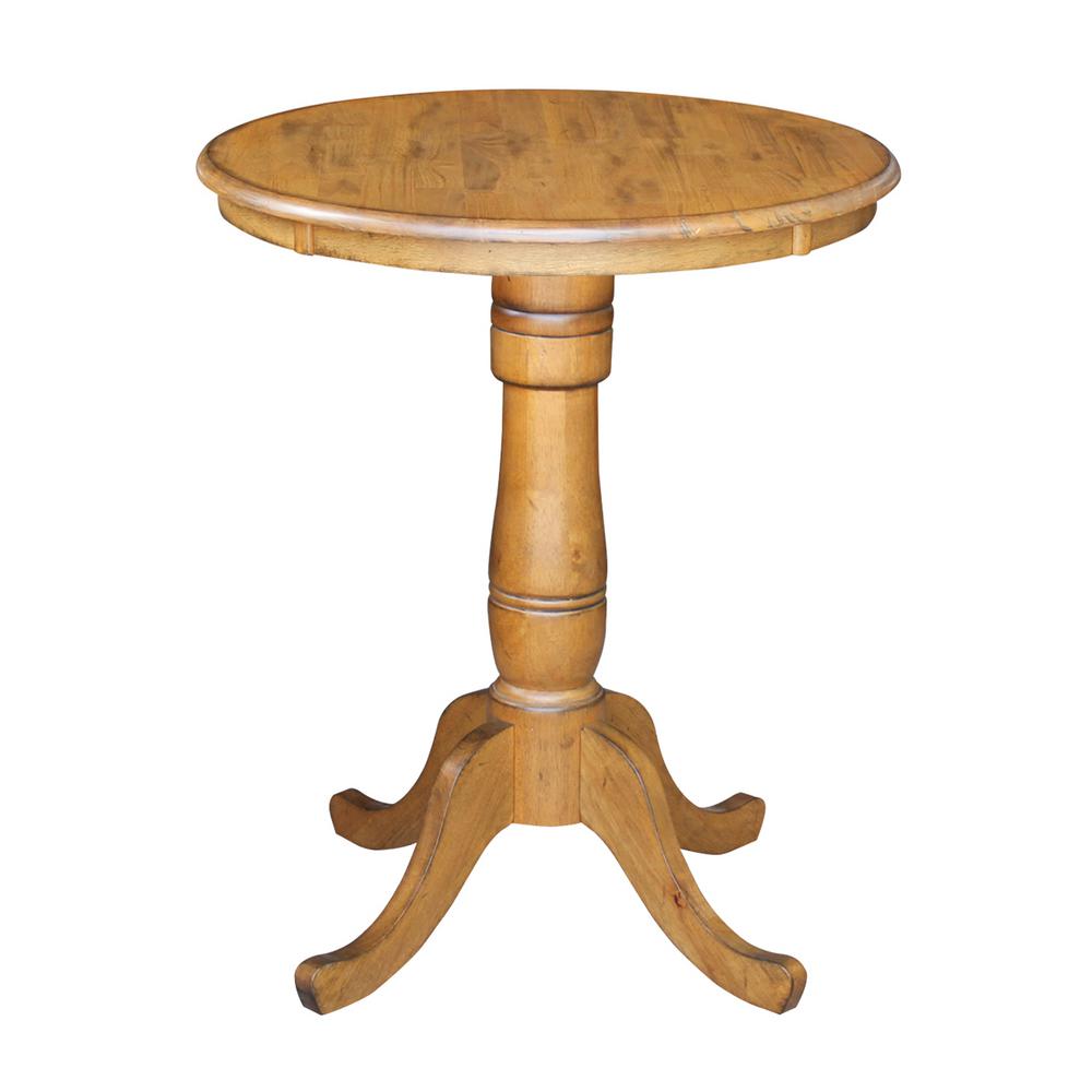 Dining Essentials Distressed Pecan Counter Height Table