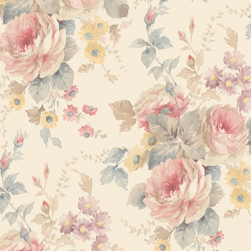 Norwall La Rosa Wallpaper RG35726 - The Home Depot