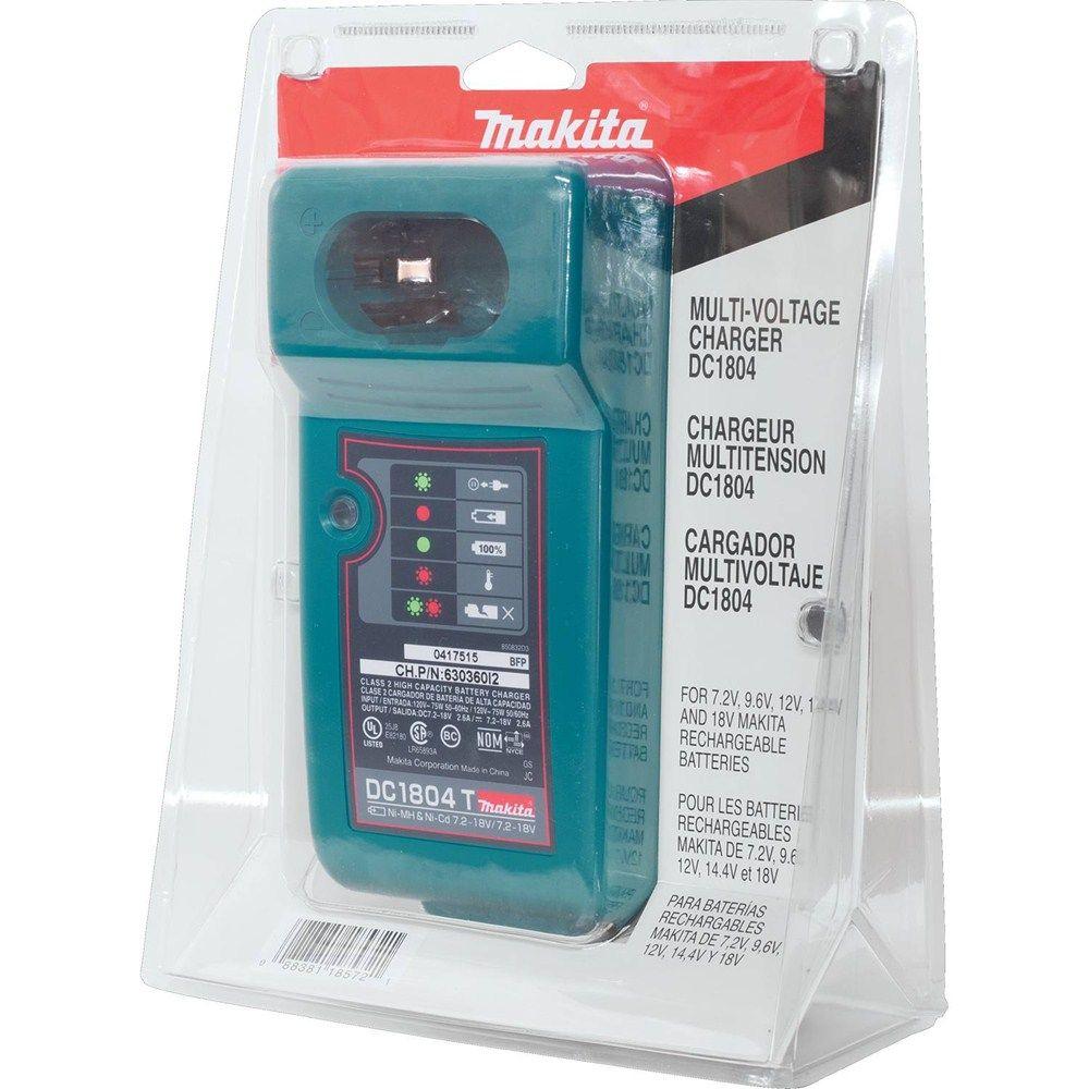 Makita 7 2 Volt 18 Volt Universal Battery Charger Dc1804 The Home Depot