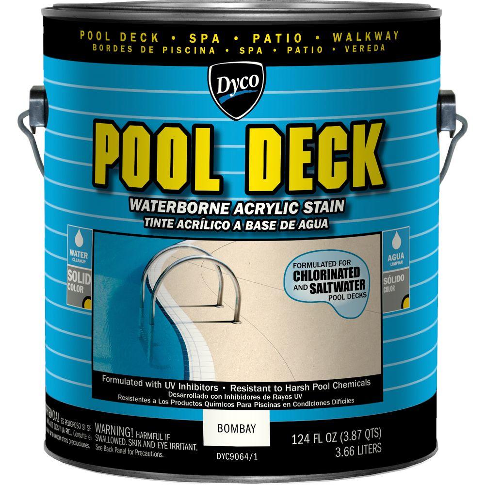 Dyco Paints Pool Deck 1 gal. 9064 Bombay Low Sheen Waterborne Acrylic