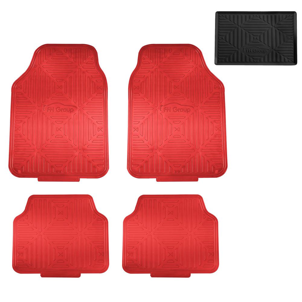 red floor mats