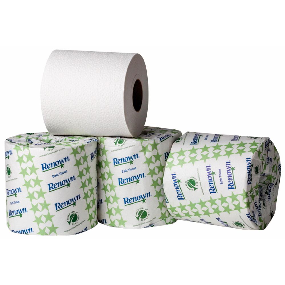 Renown Soft White Toilet Paper 2Ply (500 Sheets per Roll, 96 Rolls per Pack)06104 The Home Depot