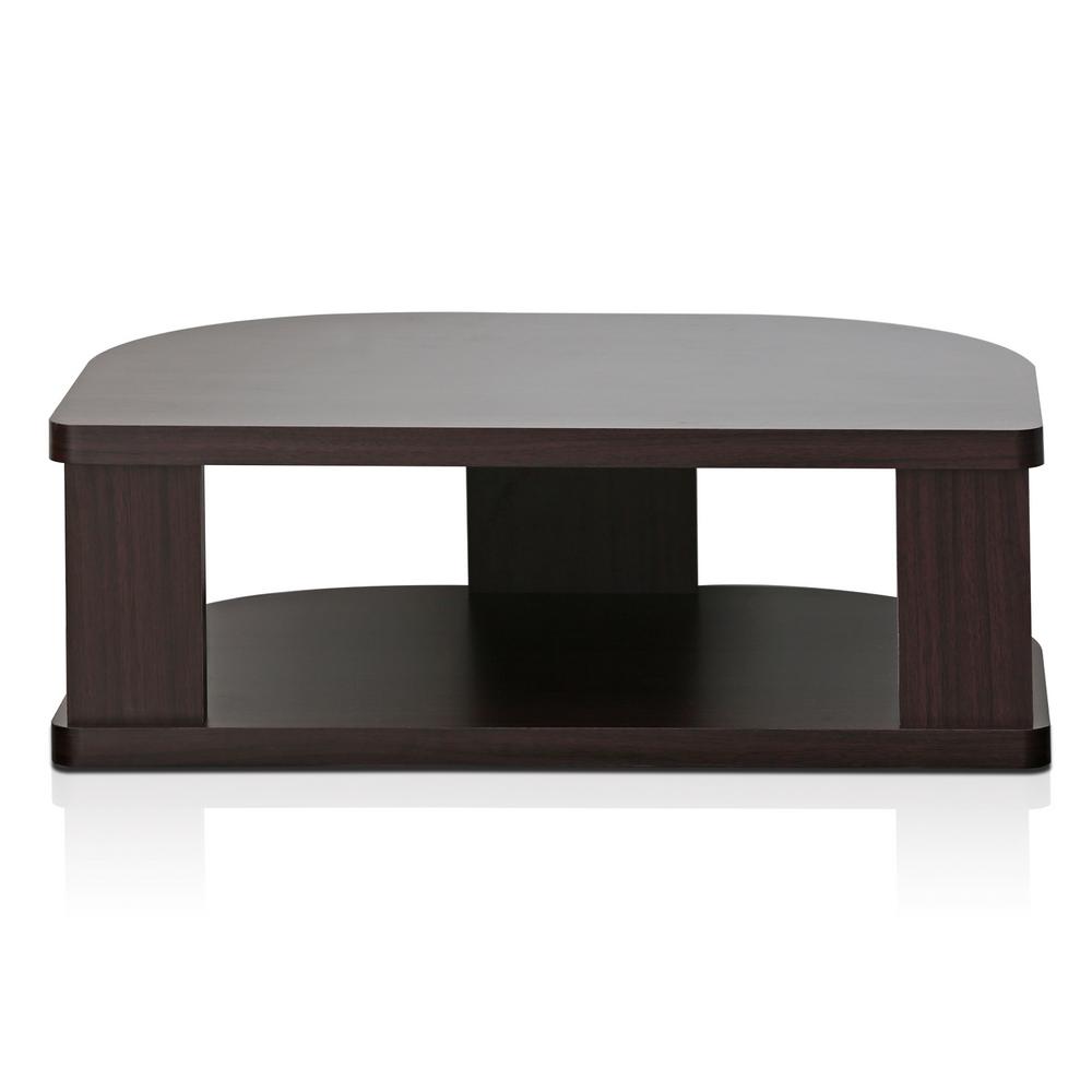 Furinno Indo Espresso Swivel Shelf For Tv Fsp018ex The Home Depot Furinno Indo Espresso Swivel Shelf For Tv