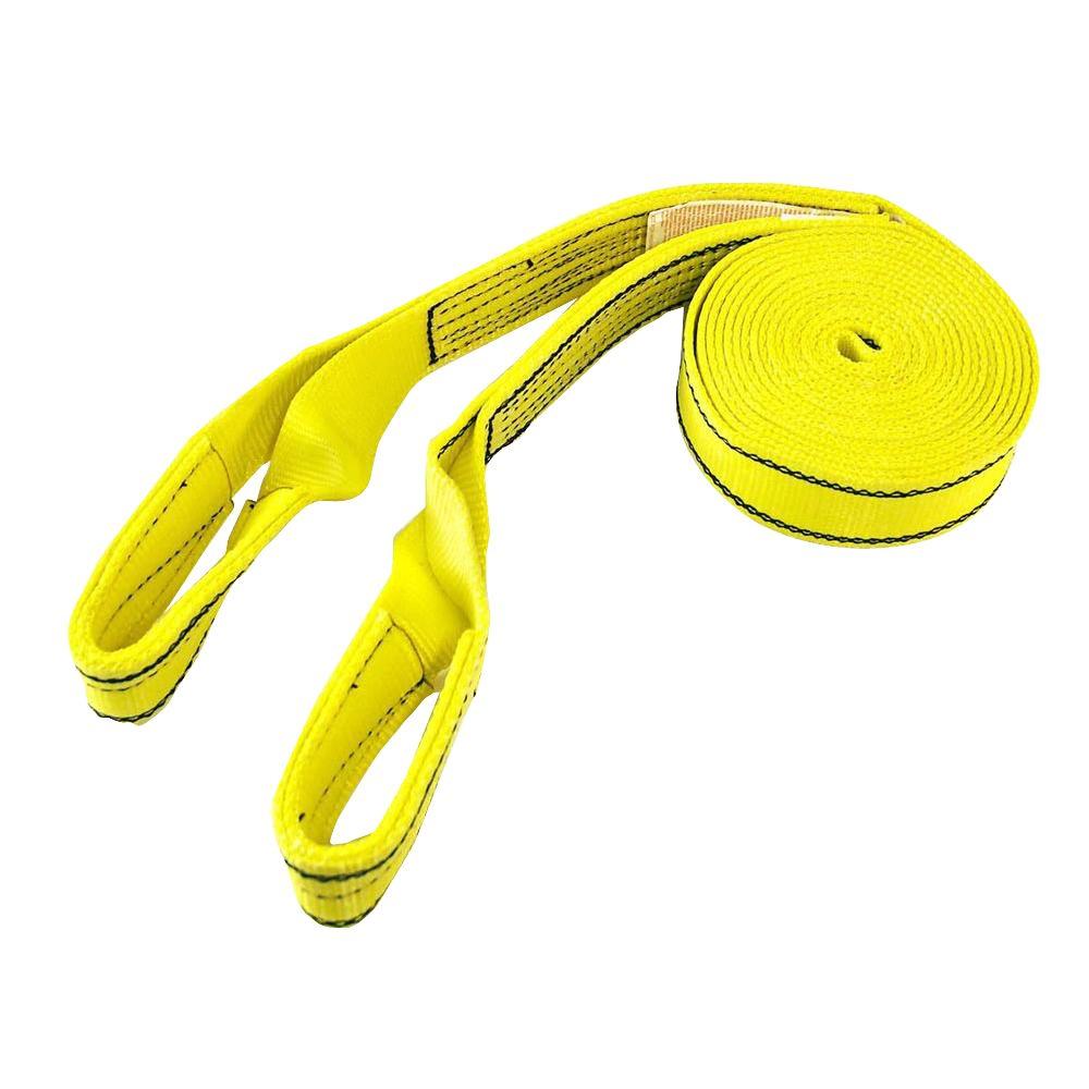 D DOLITY Tow Strap with Hooks Car Vehicle Rope 10,000 lbs Capacity Tow Rope for Car Truck ATV SUV Orange