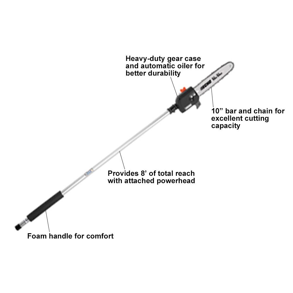 10/" Bar and Chain Echo Pruner Attachment for Pro Attachment Series