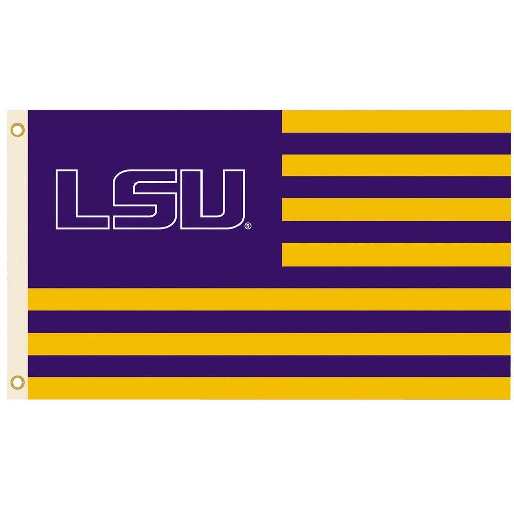 Bsi Products Ncaa 3 Ft X 5 Ft Lsu Flag 95115 The Home Depot