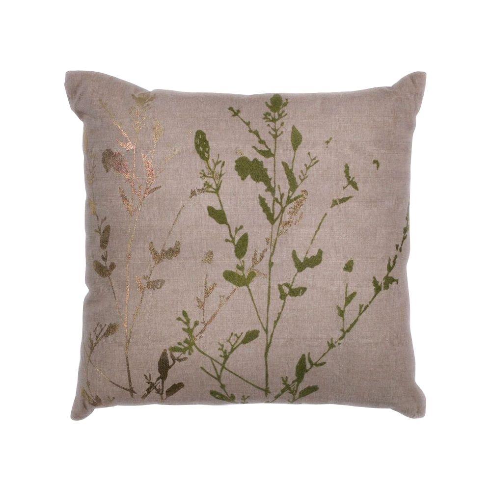 Kas Rugs Willow Natural Decorative PillowPILL29718SQ The Home Depot