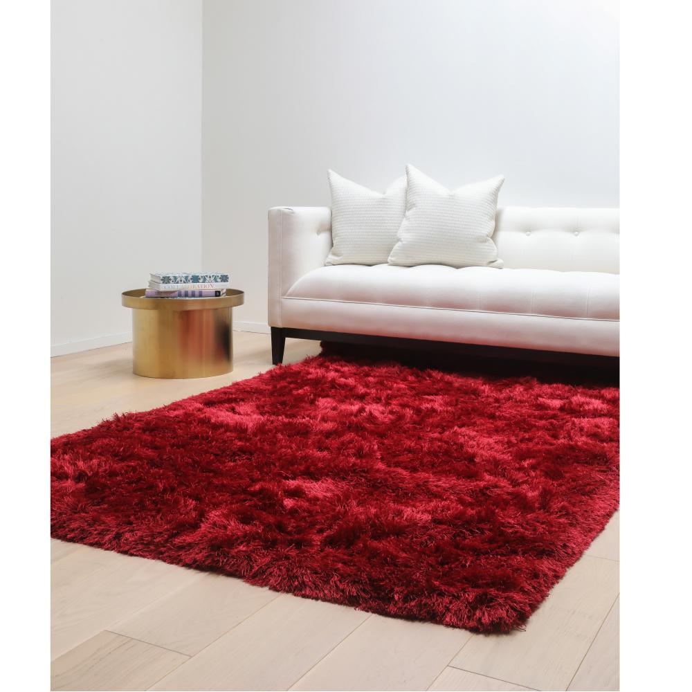 Red Shag Rug - Dark Red Shag Area Rug 5 x 7 ft. Polypropylene Rectangle ... : Your online home decor store!