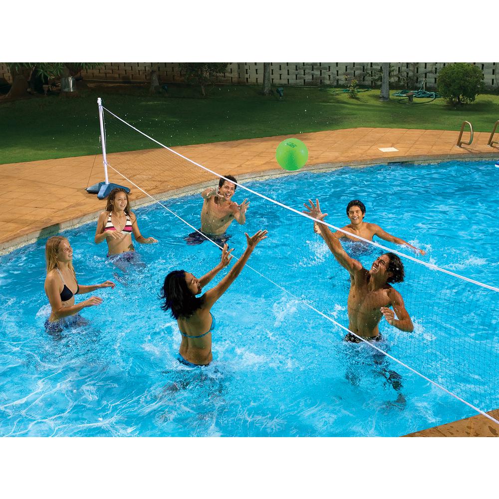 Poolmaster Across Swimming Pool Volleyball Game 72789 The Home Depot