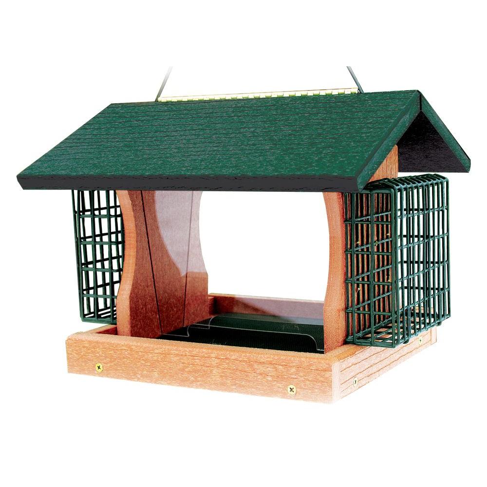 Woodlink Going Green Large Premier Feeder with Suet Cages Bird Feeder by Woodlink