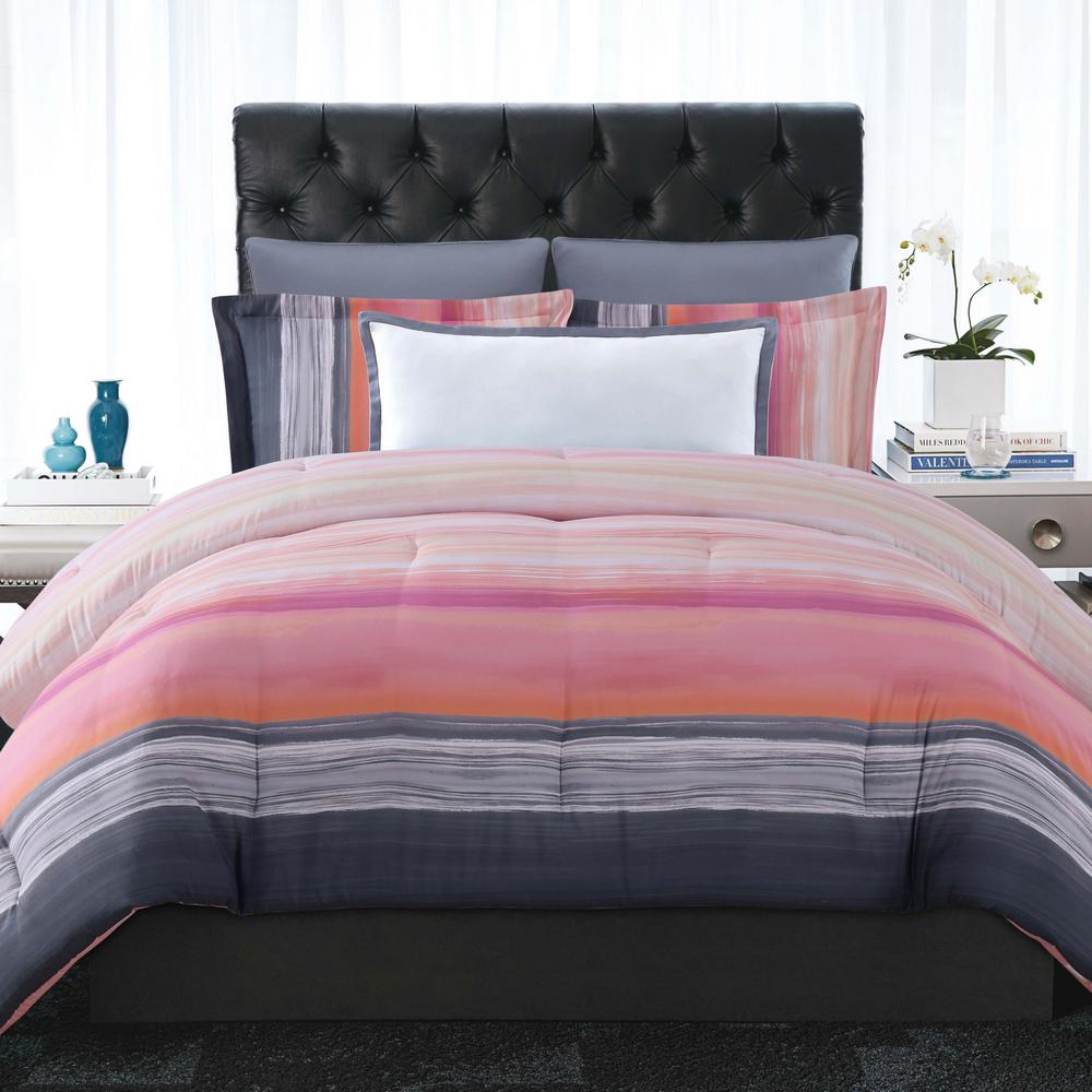 Style 212 Paloma Ogee Orange Twin XL Comforter Set