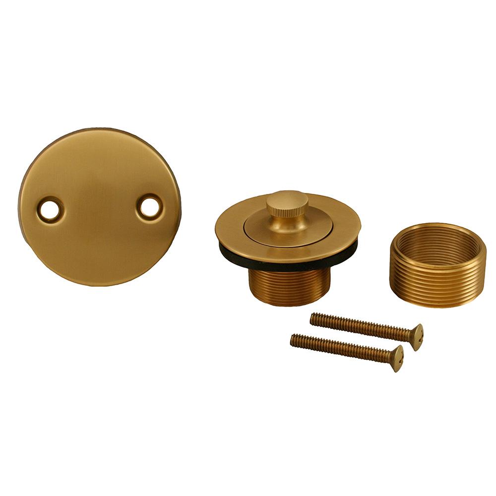 JONES STEPHENS Lift and Turn Bath Tub Drain Conversion Kit with 2Hole