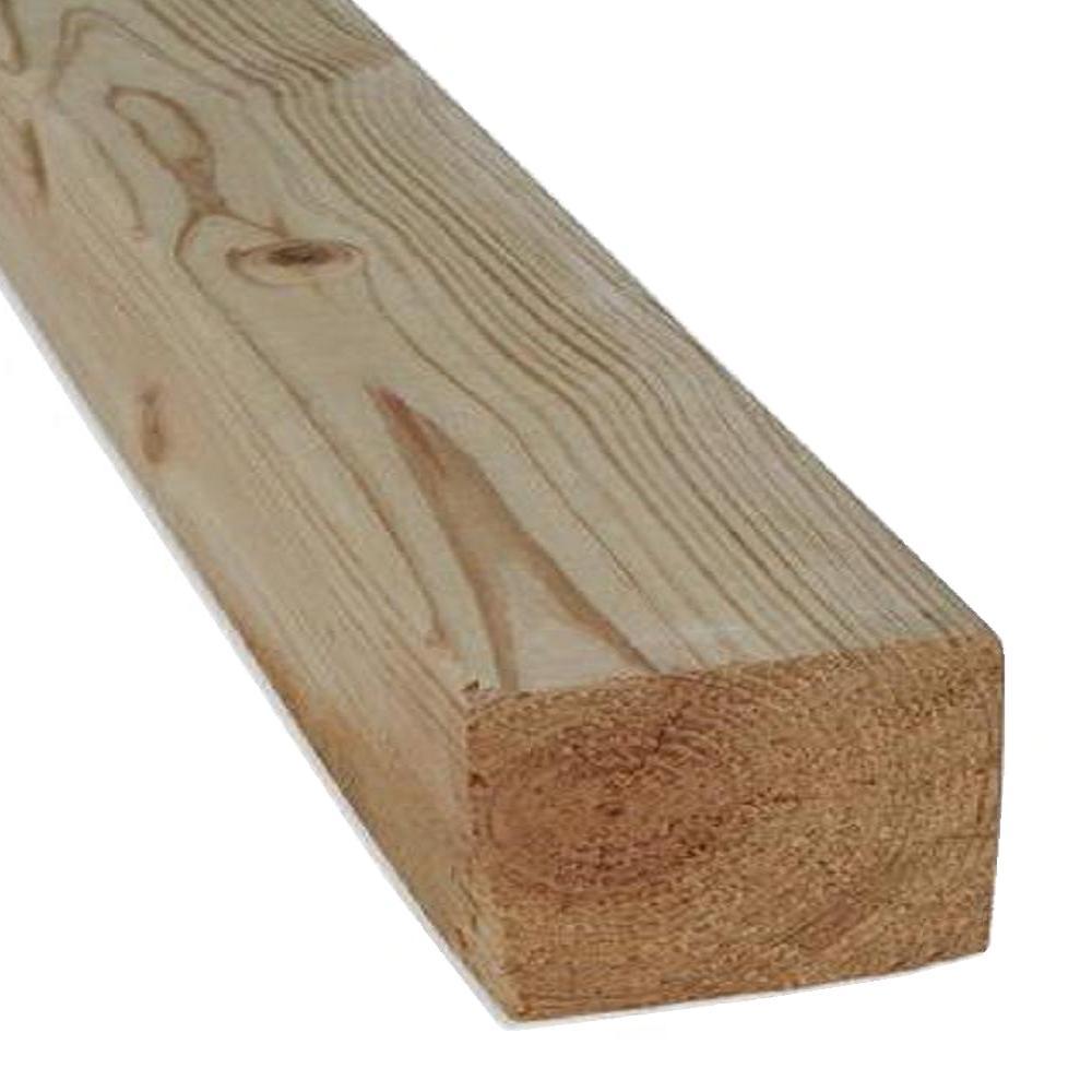 4 in. x 12 in. x 16 ft. 2 and Better Douglas Fir Lumber