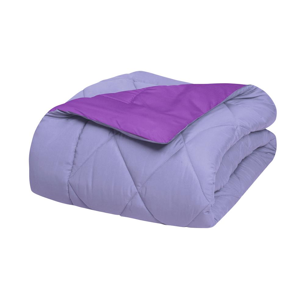 Elegant Comfort 3 Piece Lilac Purple King Comforter Set Cmf K Lil