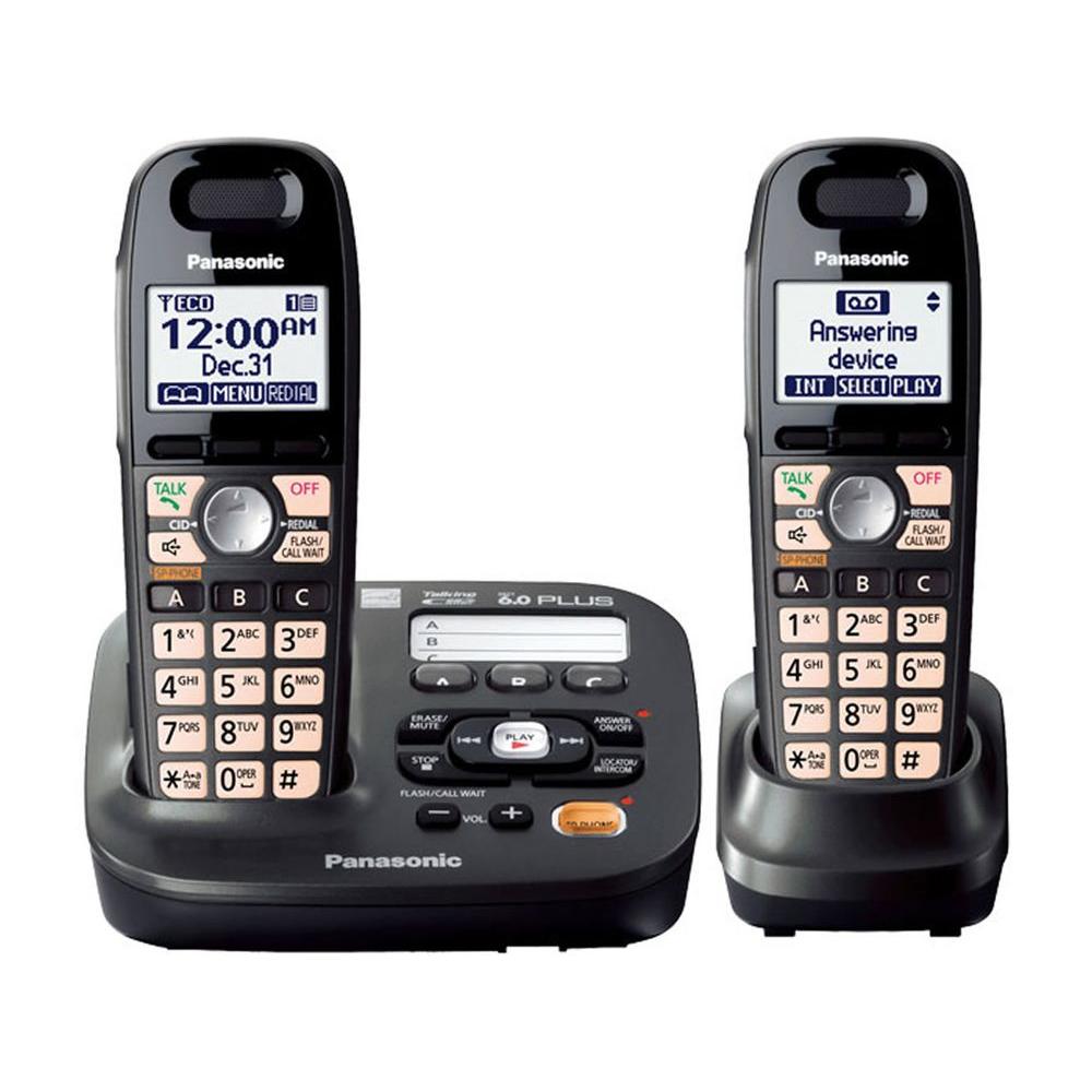 Panasonic DECT 6.0 Amplified Sound Cordless Phone-KX-TG6592T - The Home ...