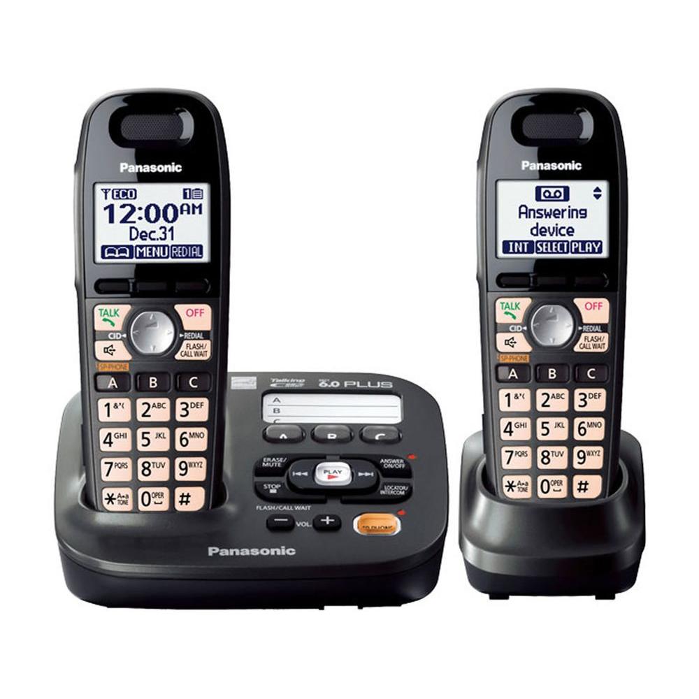 Panasonic Dect 6 0 Amplified Sound Cordless Phone Kx Tg6592t The Panasonic Dect 6 0 Amplified Sound Cordless Phone Kx Tg6592t The Home Depot