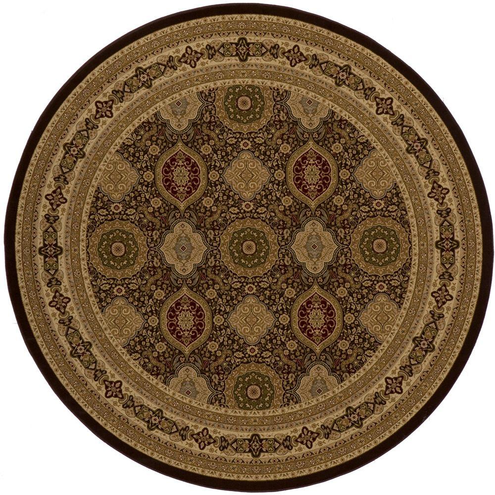 Momeni Lovely Brown 7 ft. 10 in. Indoor Round Area Rug-ROYALRY ...