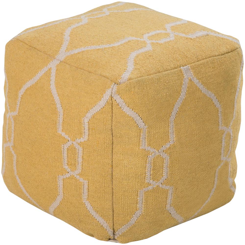 Artistic Weavers Dia Bright Yellow Accent Pouf S00151050981 The