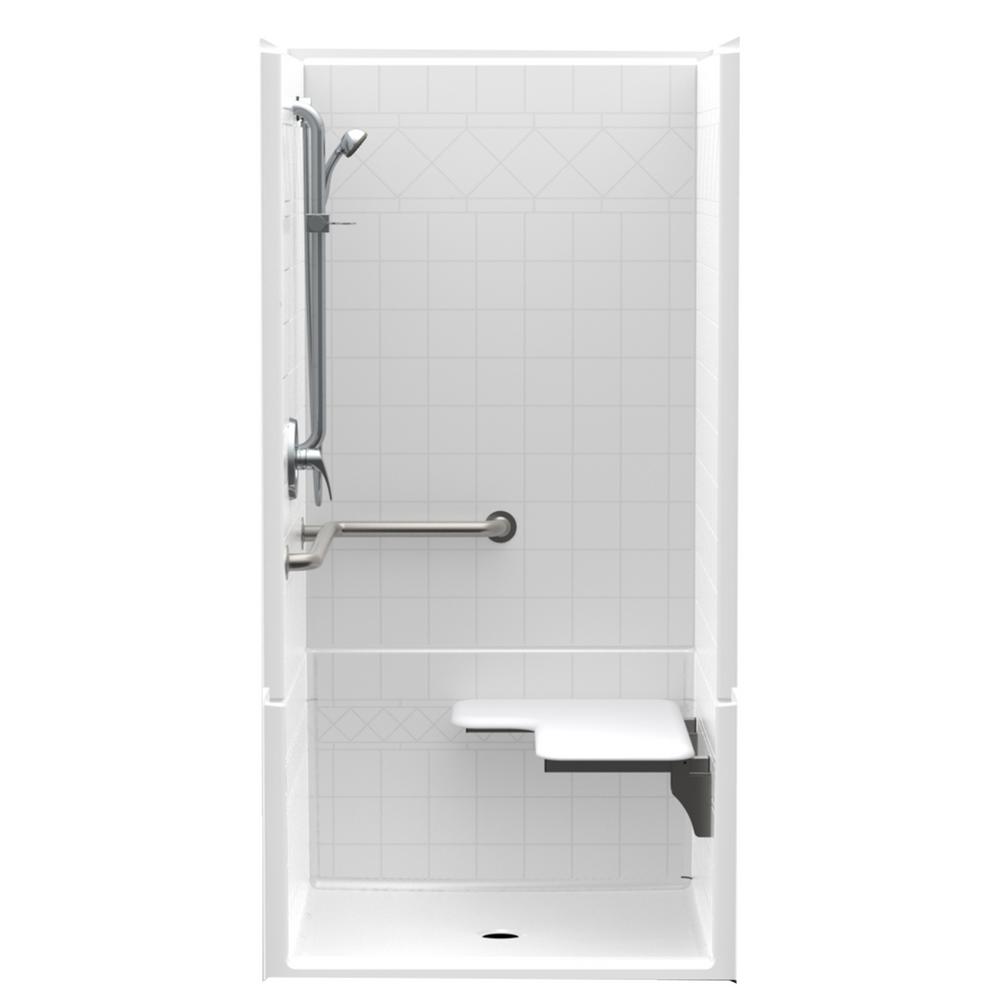 white aquatic shower stalls kits 727149529413 64_1000