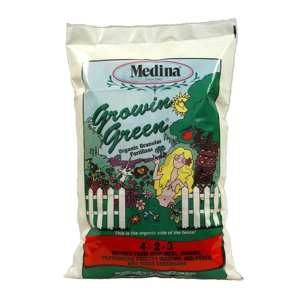 Medina Growin Green 40 lbs. Organic Fertilizer100046974