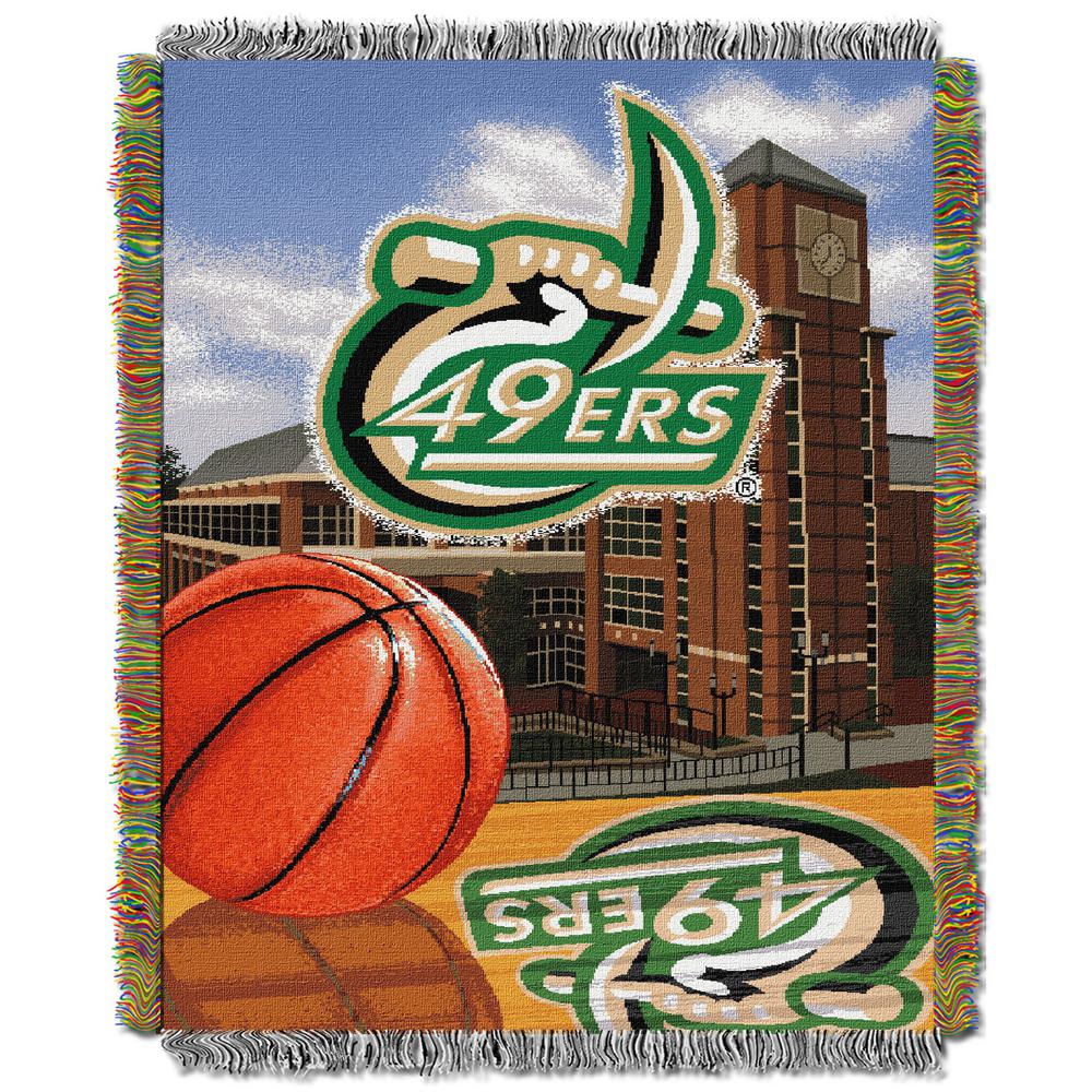 UNC Charlotte Multi Color Tapestry Throw HFA1COL051010145RET The Home Depot