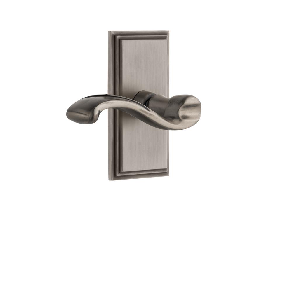 Grandeur 821874 Arc Plate Privacy with Georgetown Lever in Antique Pewter