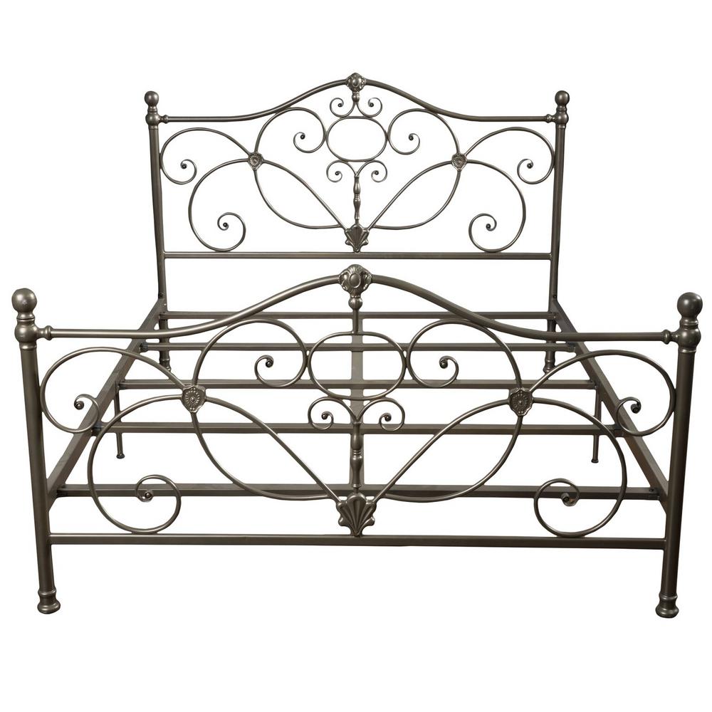 Noble House King Champagne Silver Metal Bed Frame 295794 The Home Noble House King Champagne Silver Metal Bed Frame 295794 The Home Depot