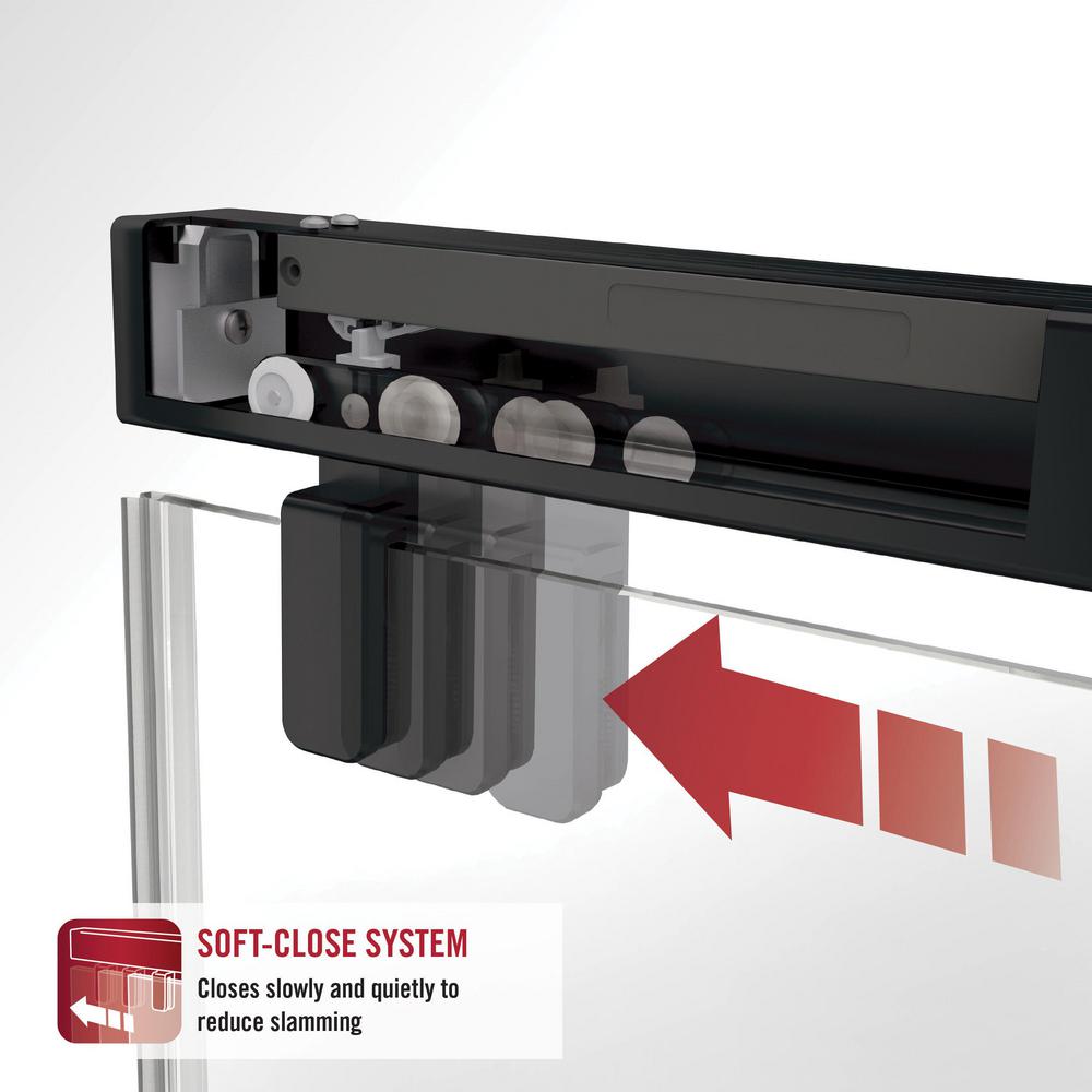 Delta 48 To 60 In Frameless Mod Soft Close Sliding Shower Door