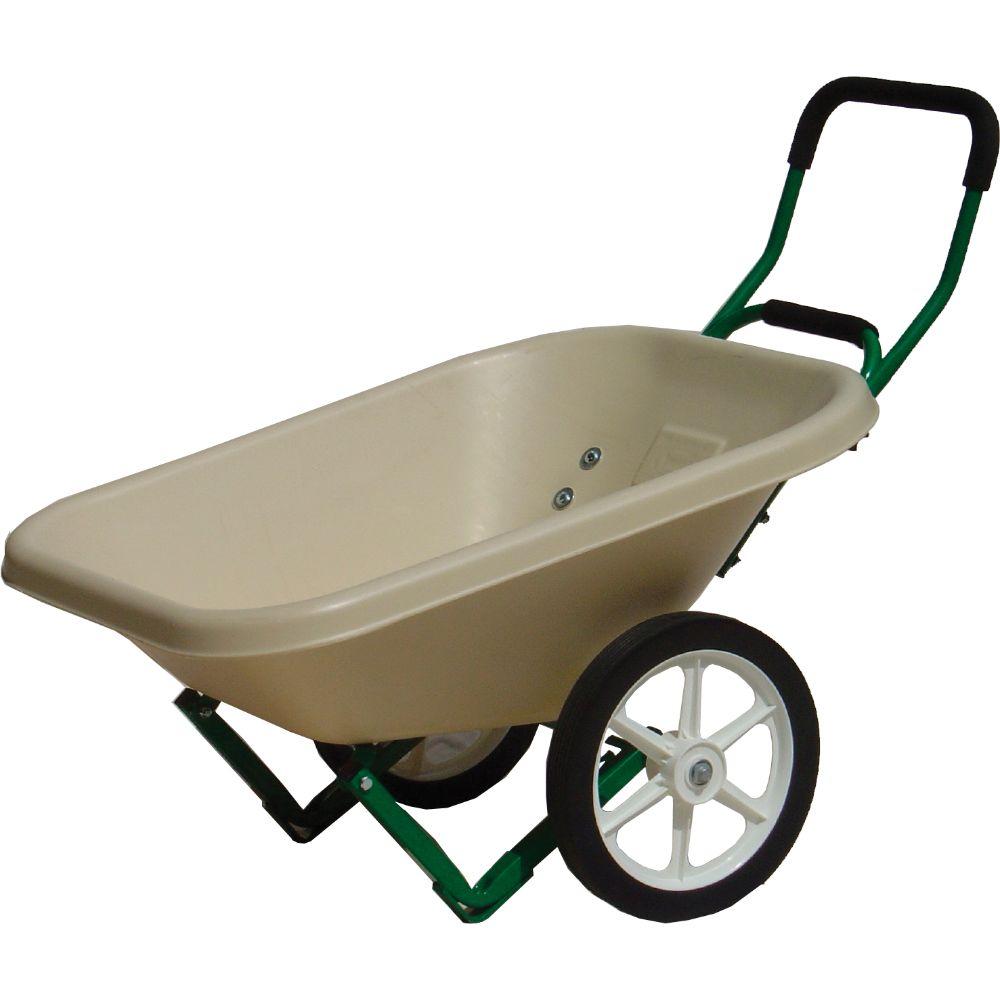 Dandux Loadumper 4 cu. ft. Beige Loadumper Wheelbarrow by Dandux Loadumper