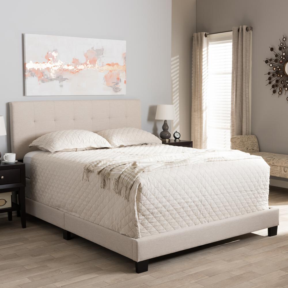 Baxton Studio Brookfield Contemporary Beige Fabric Upholstered Full Baxton Studio Brookfield Contemporary Beige Fabric Upholstered Full Size Bed