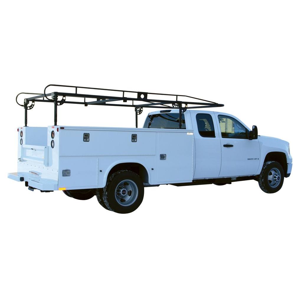 1 Year Truck Bed Accessories Cargo Management The Home Depot Black Utility Body Ladder Rack