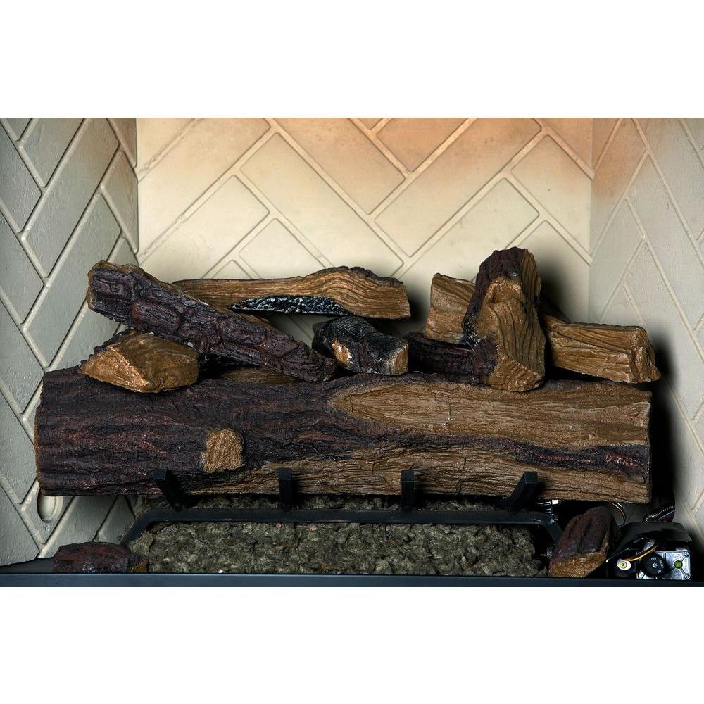 remote fireplace logs