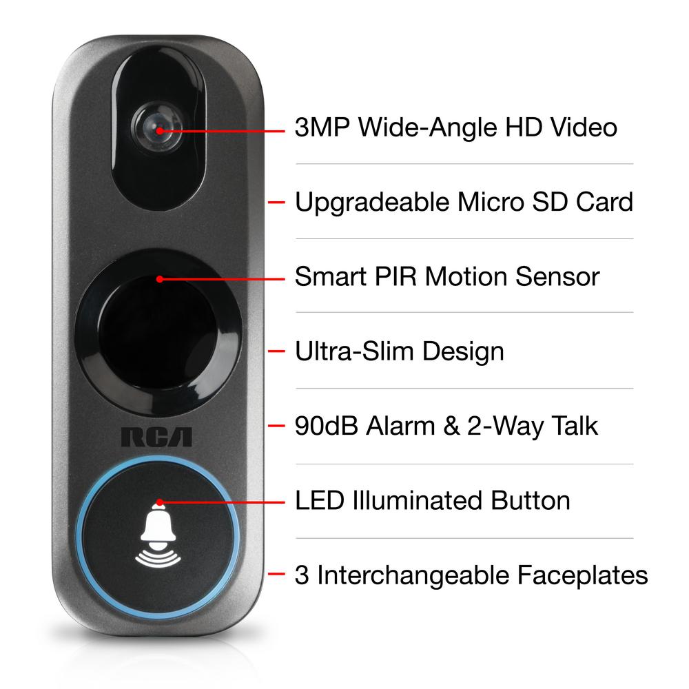 Ring Wired Video Doorbell Elite8VR1E70EN0 The Home Depot