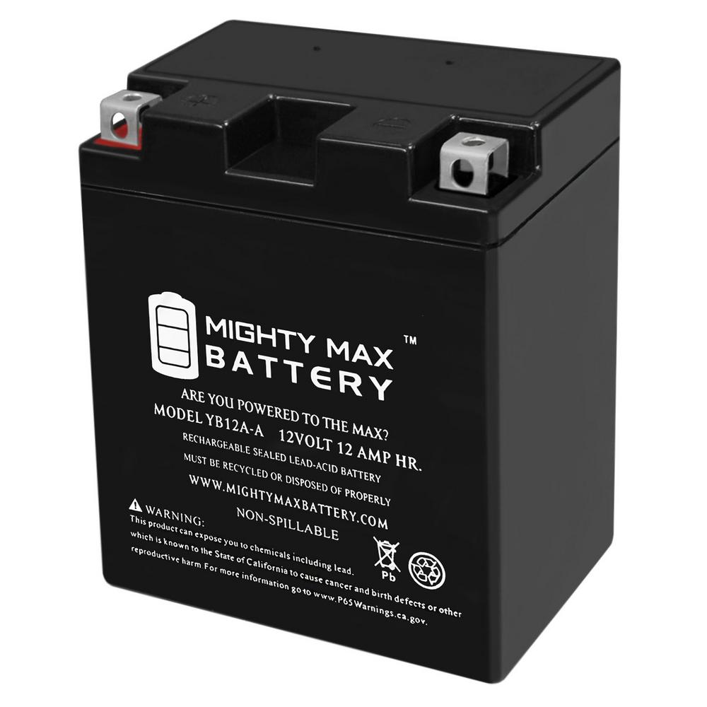 Mighty Max Battery 12 Volt 12 Ah 165 Cca Rechargeable Sealed Lead Acid Sla Battery Yb12a A 8099