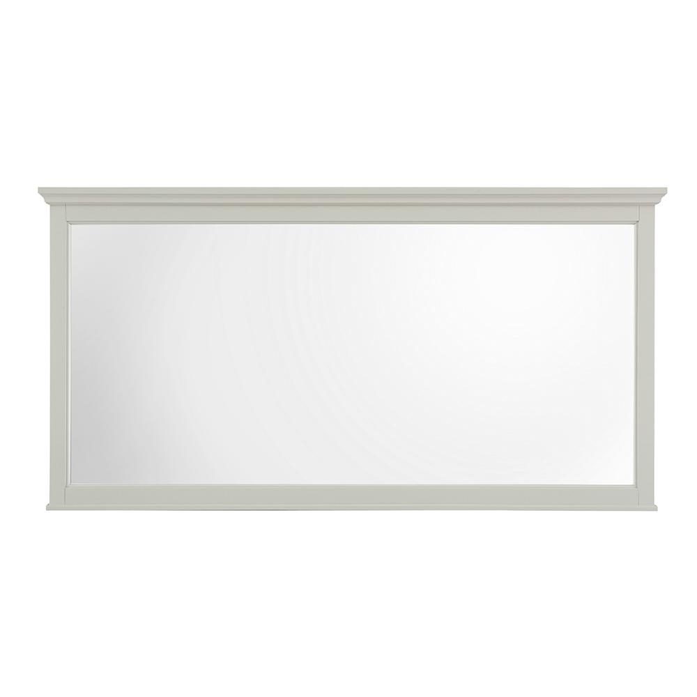 Oval Bathroom Mirrors Bath The Home Depot Ashburn 60 In W X 31 H Single Framed Wall