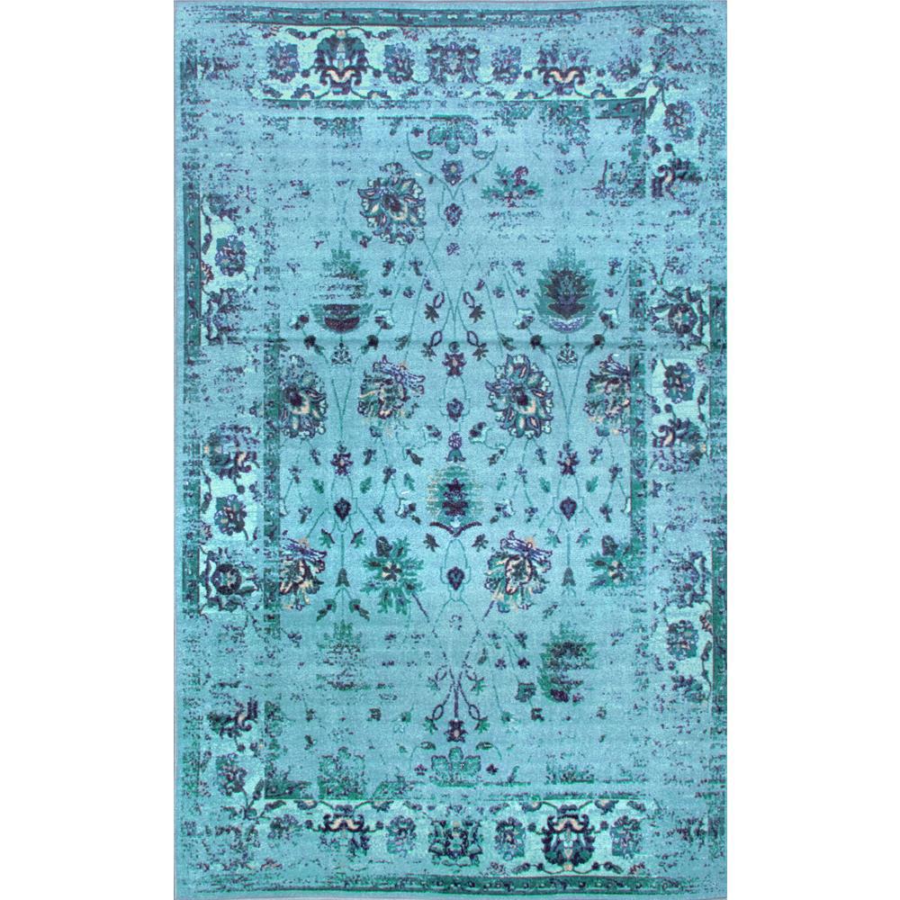 Nuloom Vintage Tosha Turquoise 8 Ft X 10 Area Rug