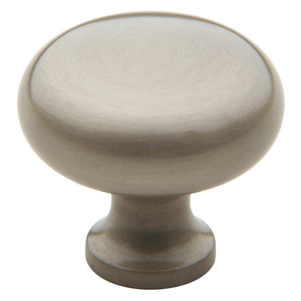 Baldwin Dominion 1-1/4 in. Satin Chrome Round Cabinet Knob ...