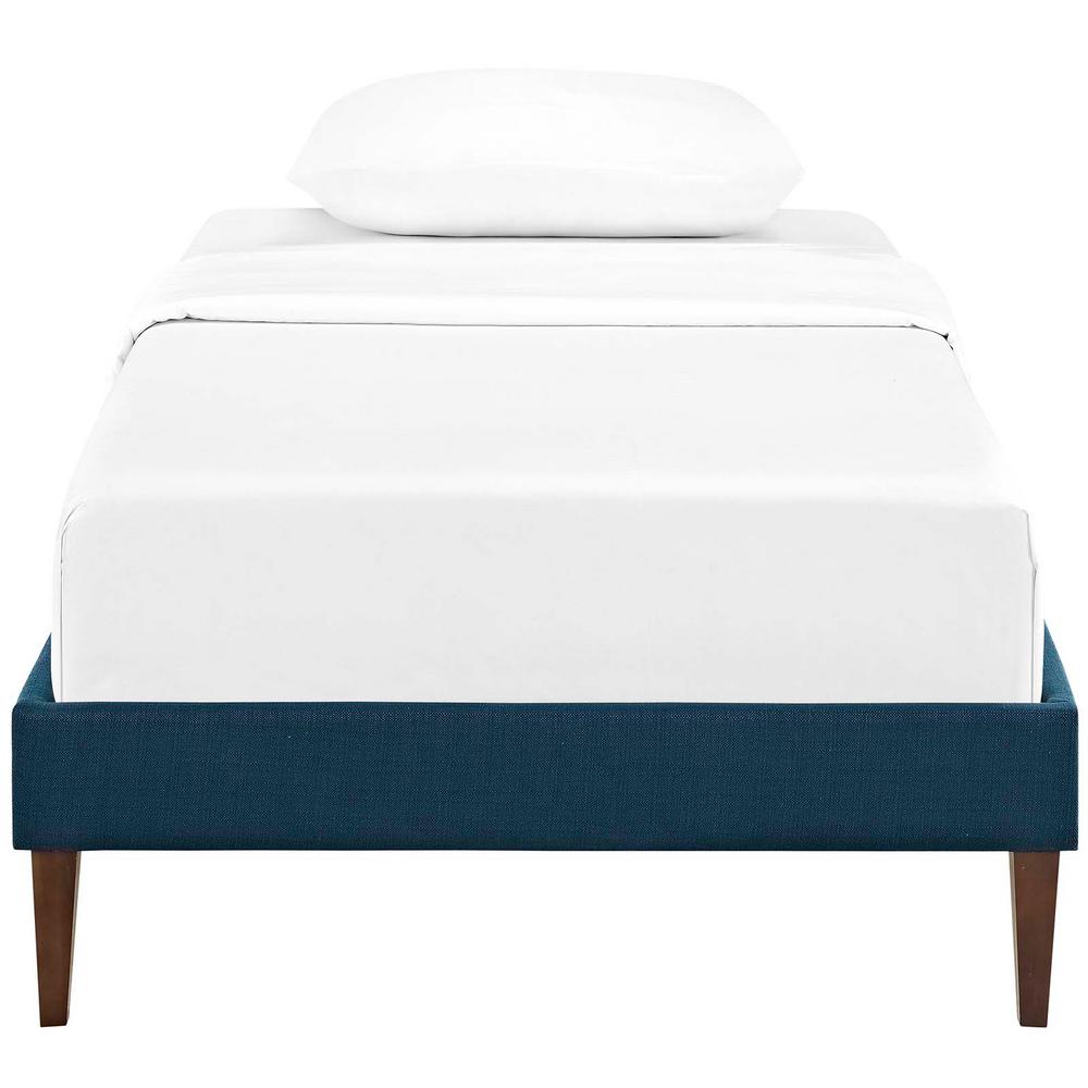 MODWAY Tessie Azure Twin Bed Frame with Squared Tapered LegsMOD5895