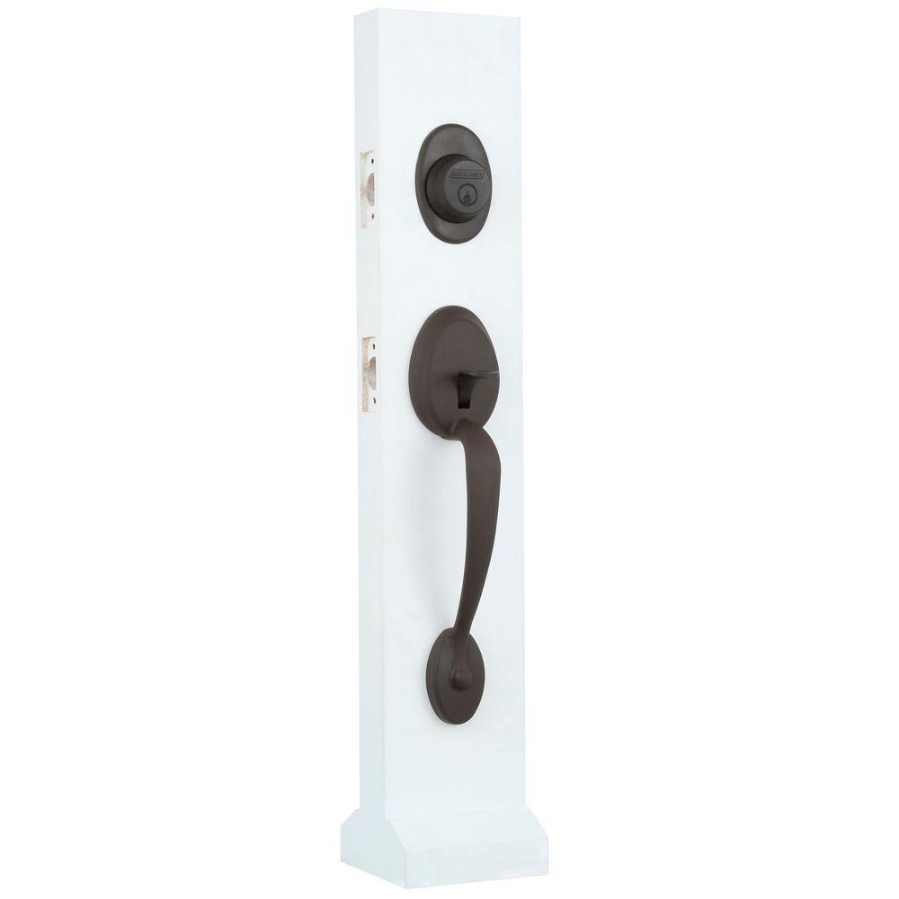 UPC 043156174546 product image for Door Locks: Schlage Entrance Handle & Lock Sets Plymouth Oil-Rubbed Bronze Dummy | upcitemdb.com