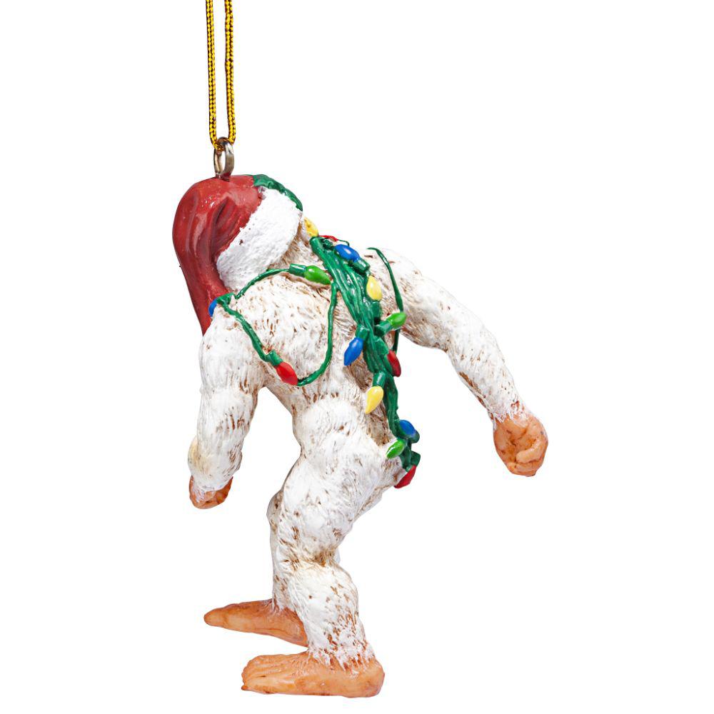 Design Toscano 3 In Bigfoot The Abominable Snowman Yeti Holiday Ornament Qs583084 The Home Depot