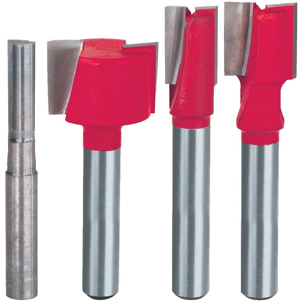 Diablo Undersized Plywood Router Bit Set (4Piece)90106 The Home Depot