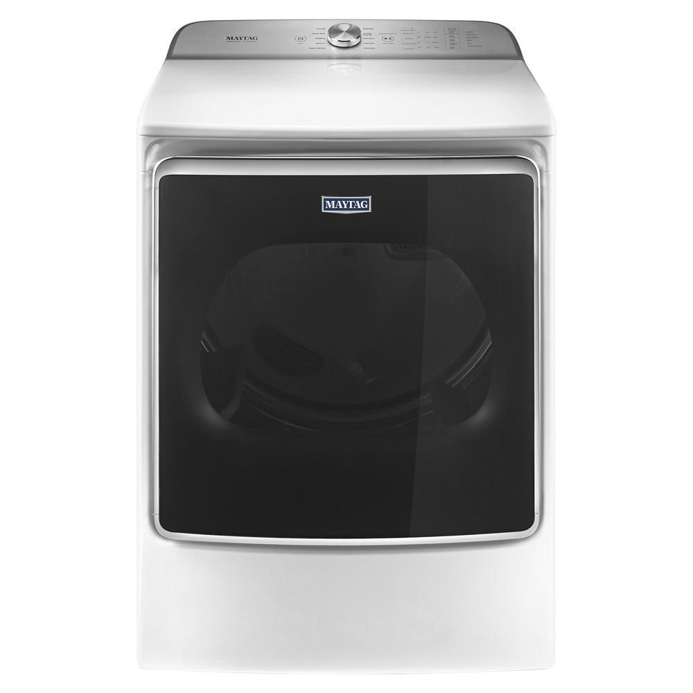 Maytag 8.8 cu. ft. 120 Volt White Gas Vented Dryer with Advanced