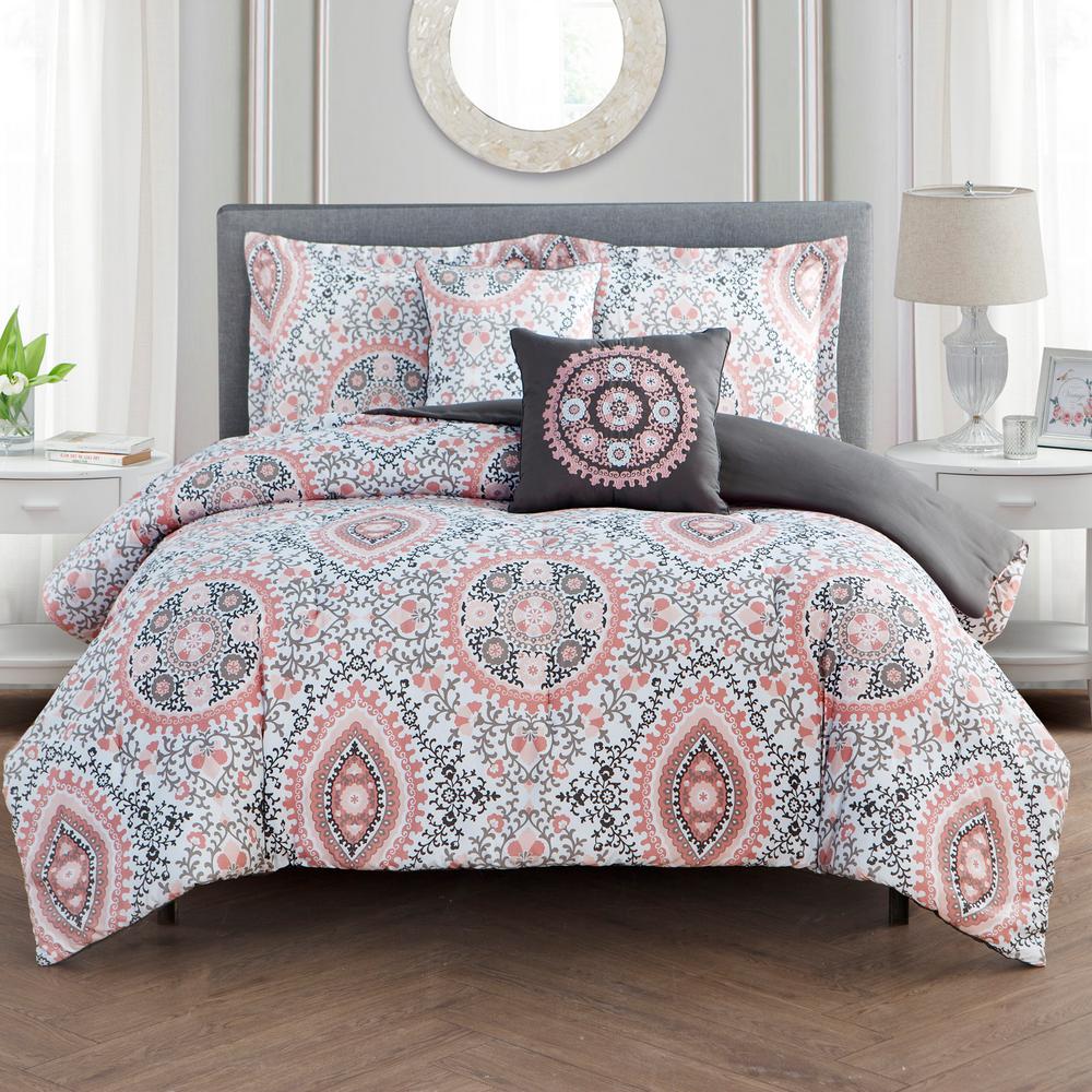 Decorative Pillow Pink Floral Comforters Comforter Sets