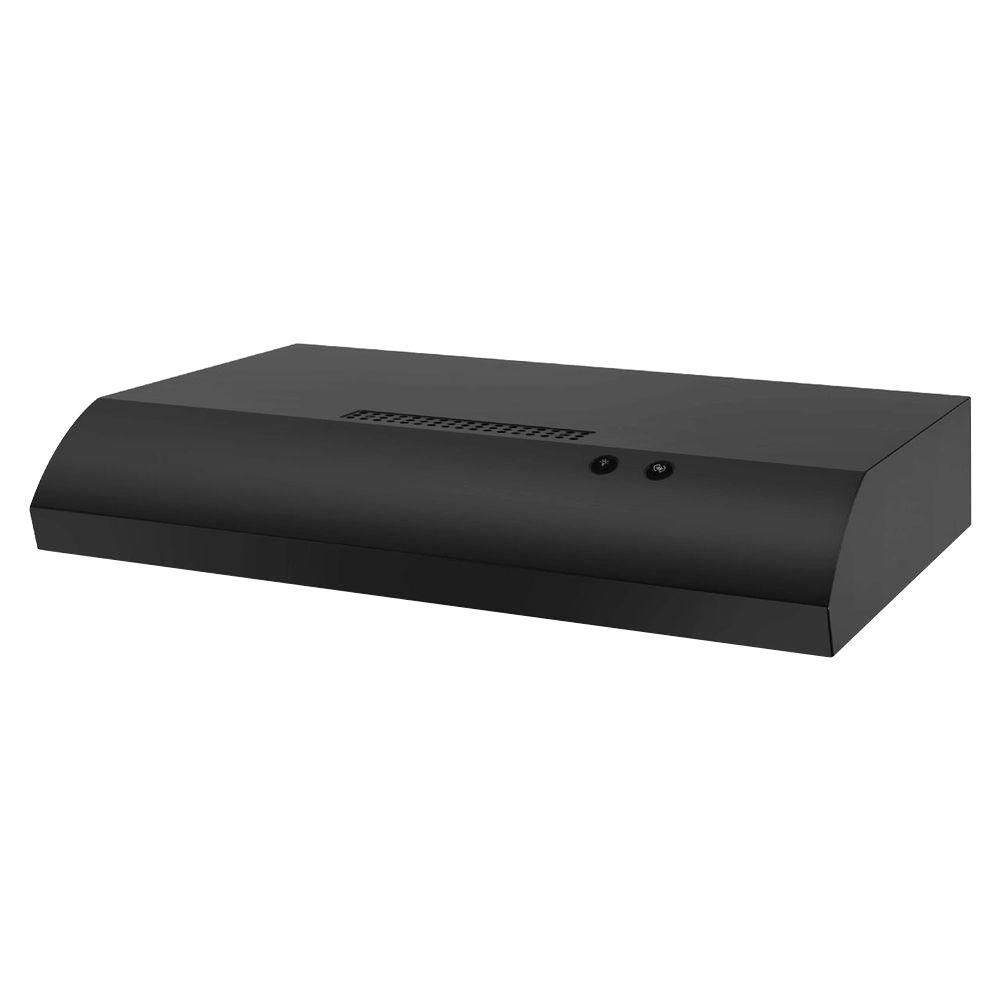 Whirlpool 30 in. NonVented Range Hood in BlackUXT4030ADB The Home Depot