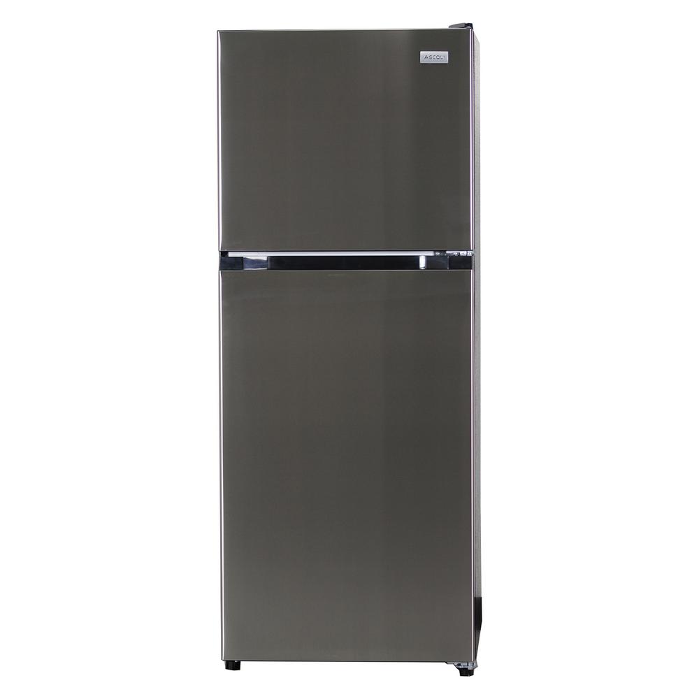10.5 cu. ft. Top Freezer Refrigerator in Stainless 