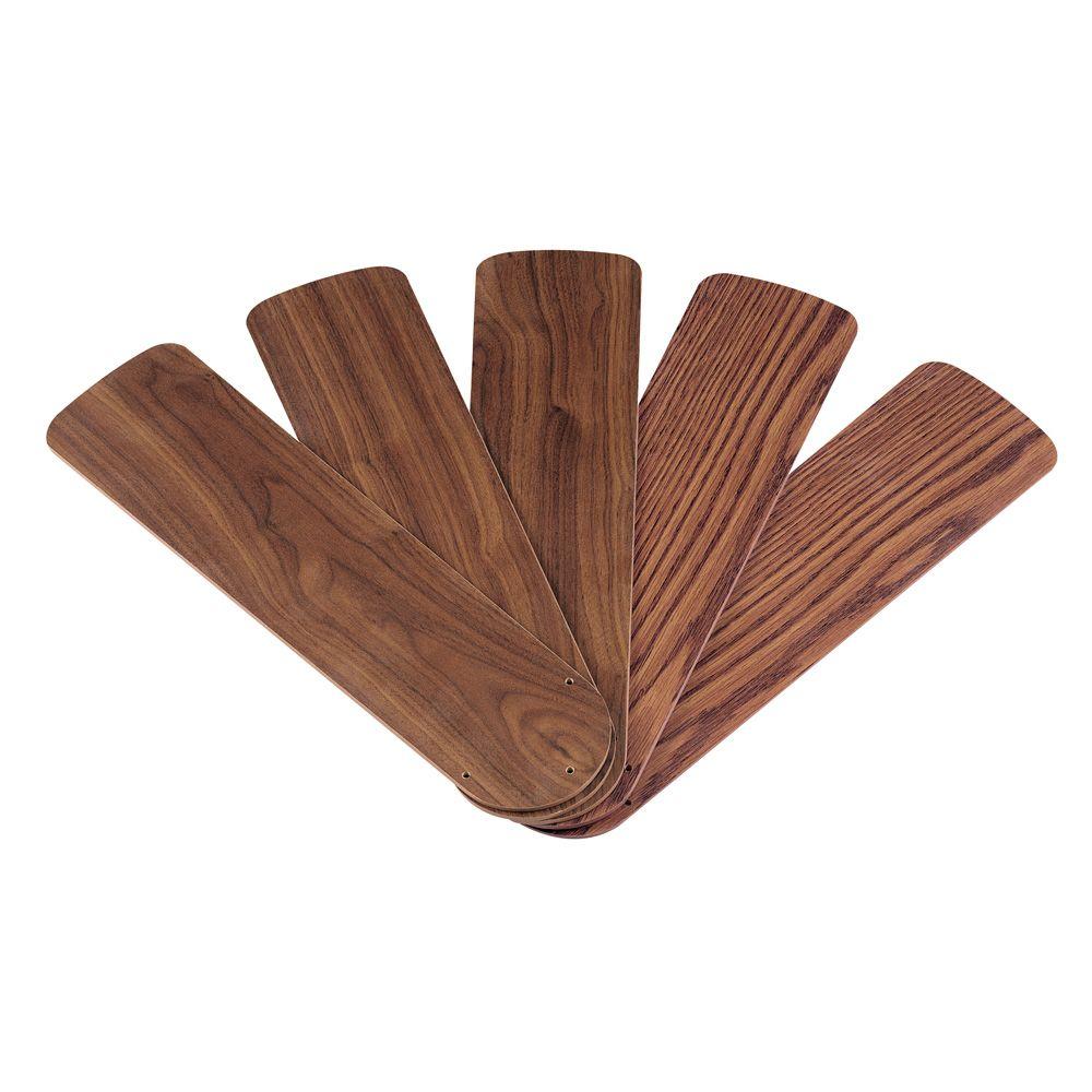 Westinghouse 42 in. Oak/Walnut Indoor Replacement Fan Blades (5Pack