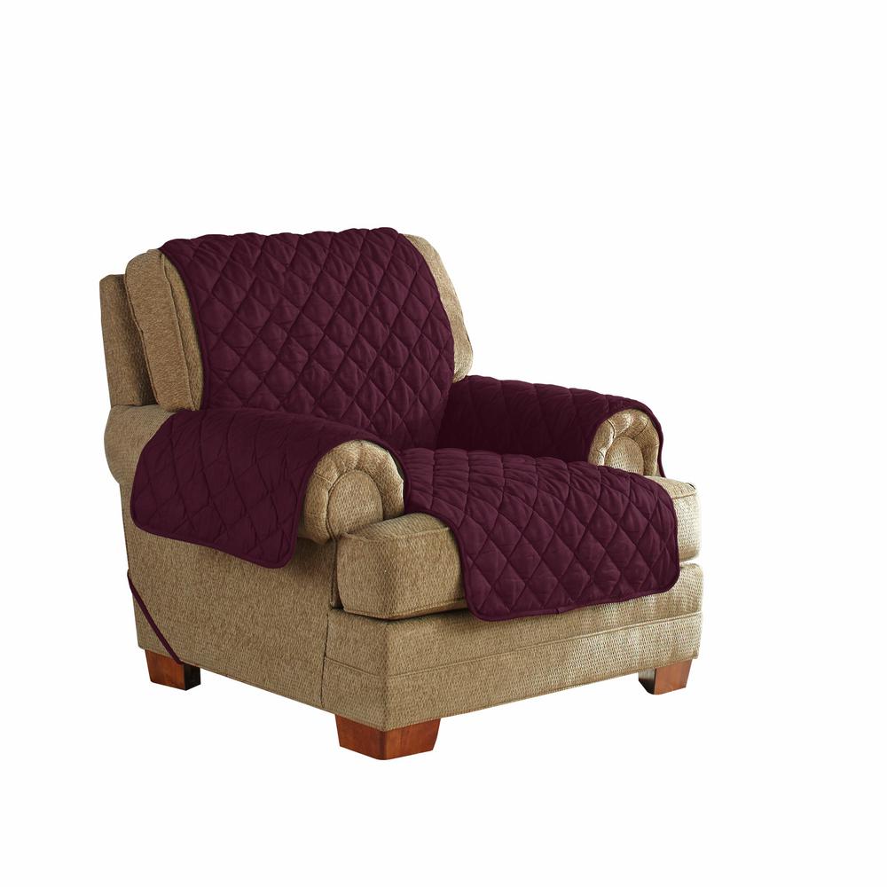 Serta Plum Ultimate Waterproof Furniture Protector Treated With Waterproof Furniture Protector Treated