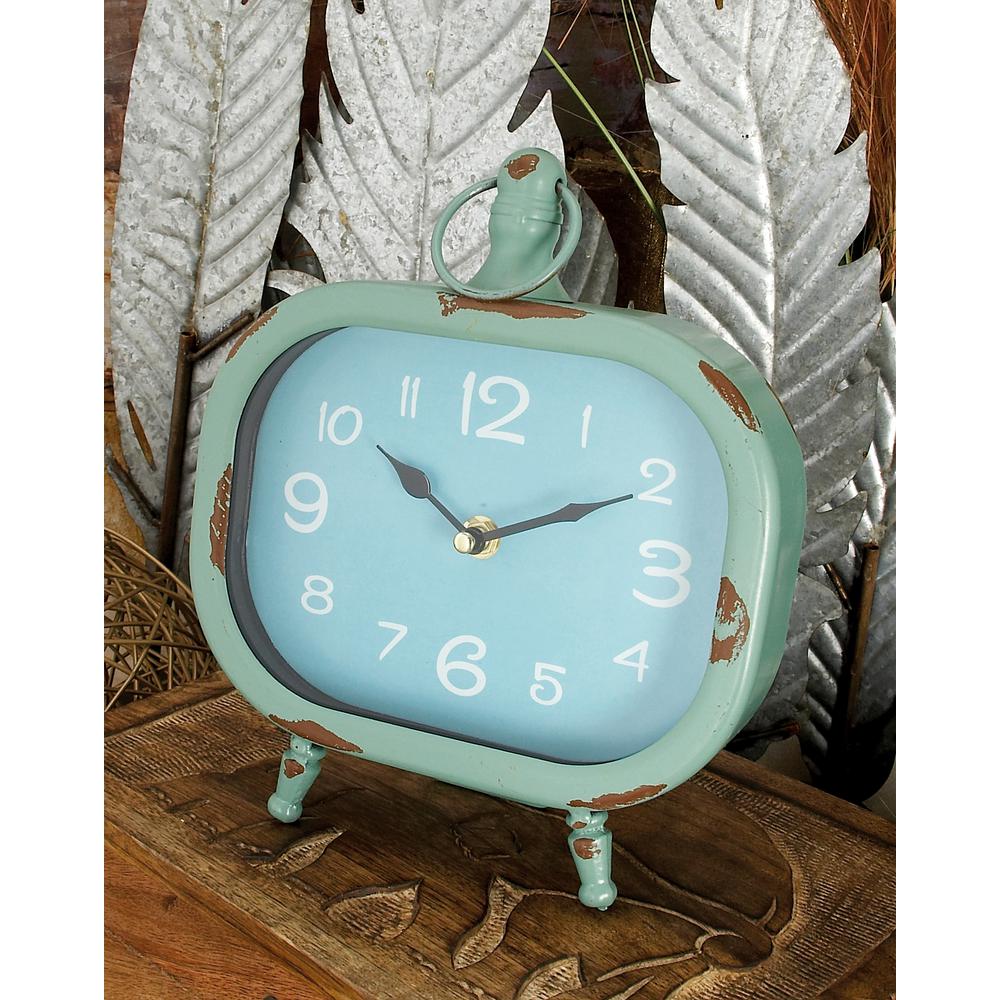 Equity by La Crosse Large 1.8 in. Blue LED Electric Alarm Table Clock