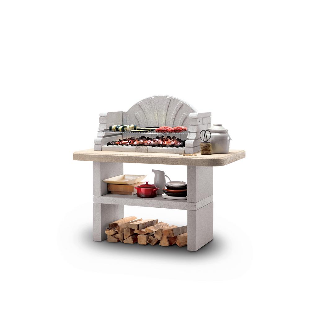 LaToscana Palazzetti St. Tropez Charcoal or Wood Fire Outdoor Pedestal Grill in... by LaToscana